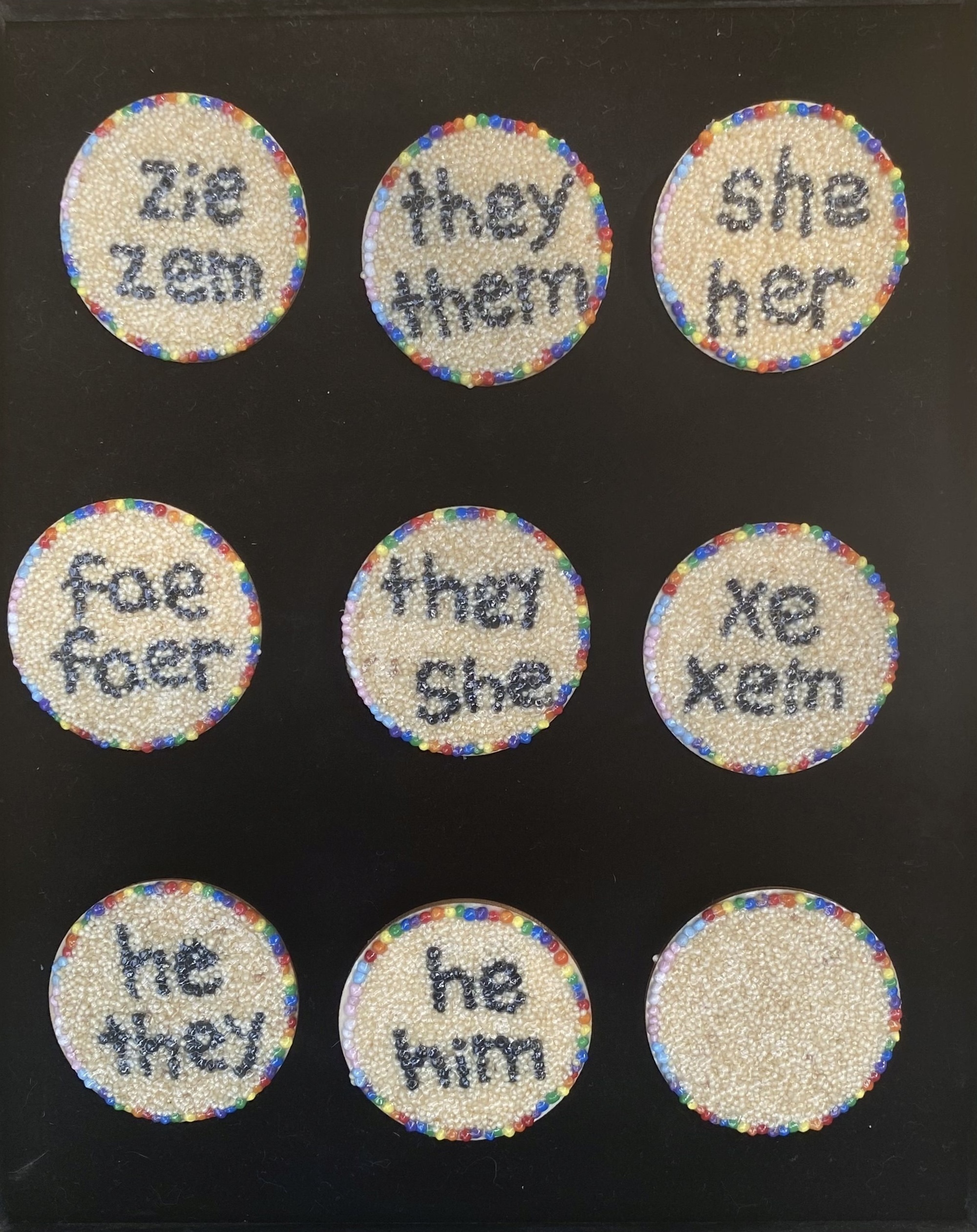 [Annie Wells Pronoun Pins image]